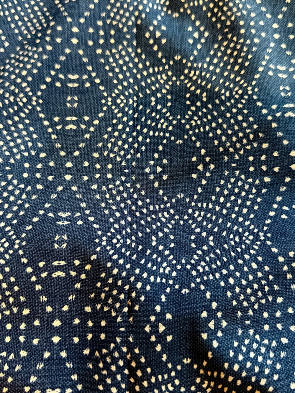 Rip Skirt Large EUC ADJ Velcro Waist Summer Perfect Blue/White Resort Vacay Wear - Picture 3 of 7